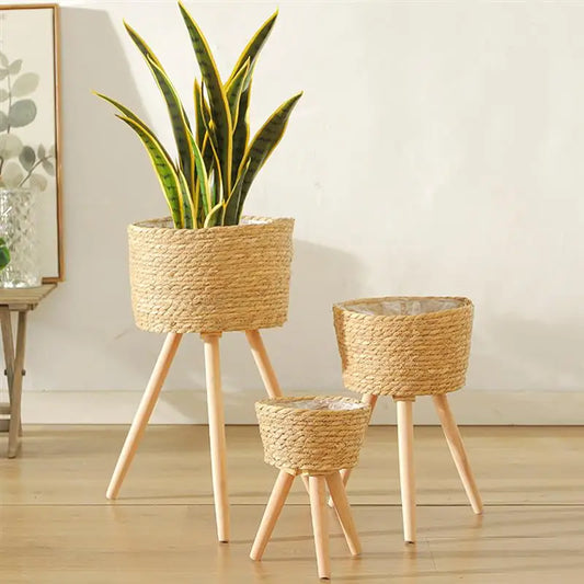 Woven Standing Legs Pot
