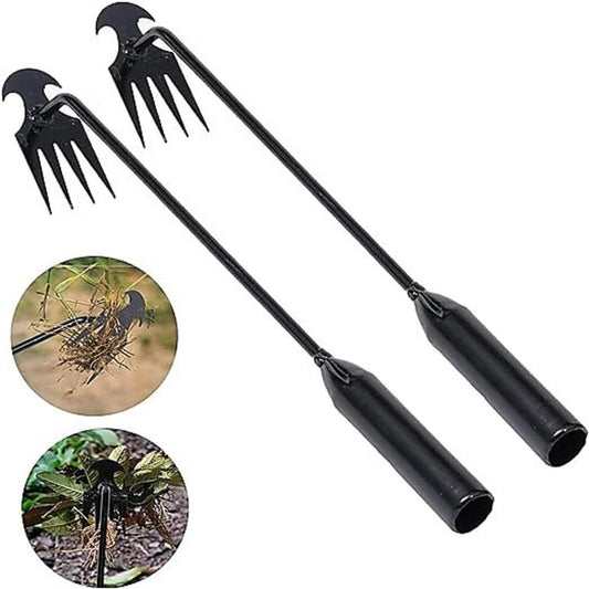 Garden Weed Pulling and Uprooting Tool Set