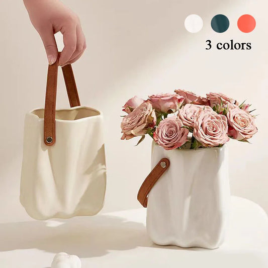 Ceramic Tote Vase
