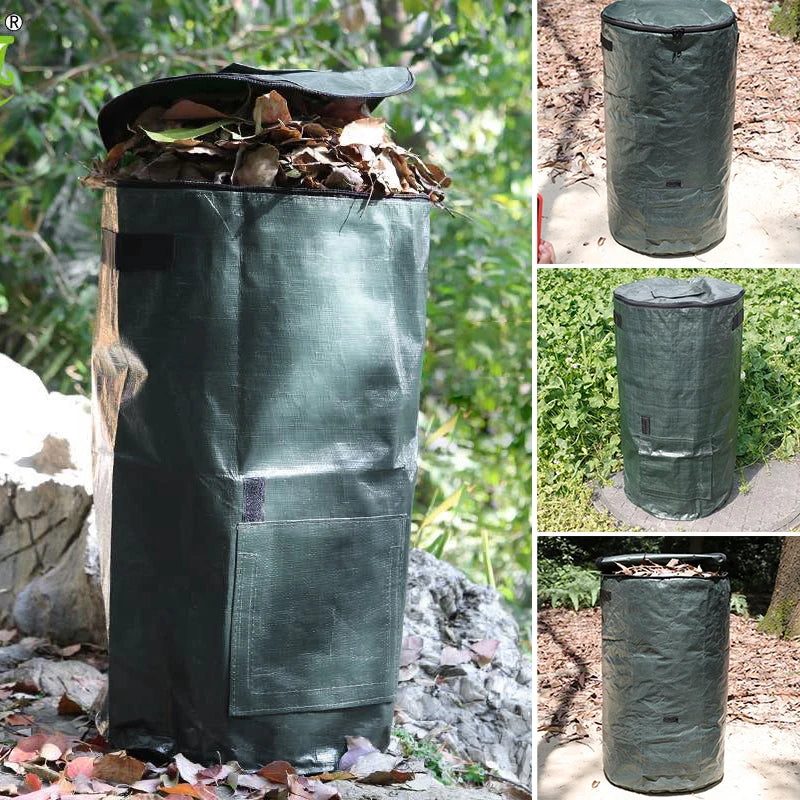 Zipper compost bag