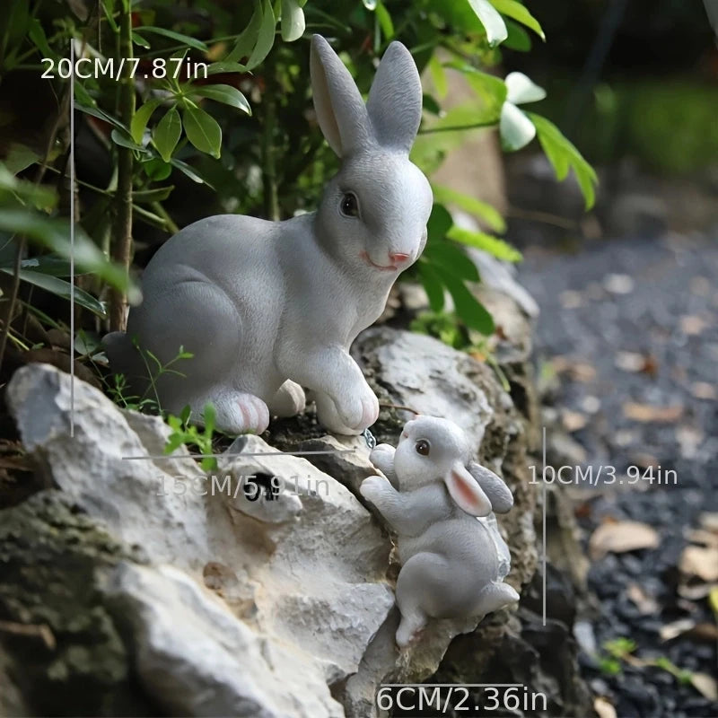 Easter Bunny Duo Figurine