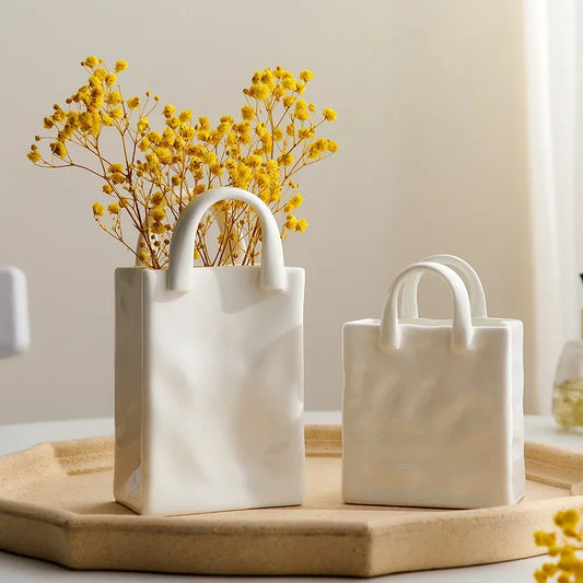Ceramic Handbag Vase