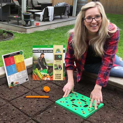 Precision Garden Seeder & Spacing Tool