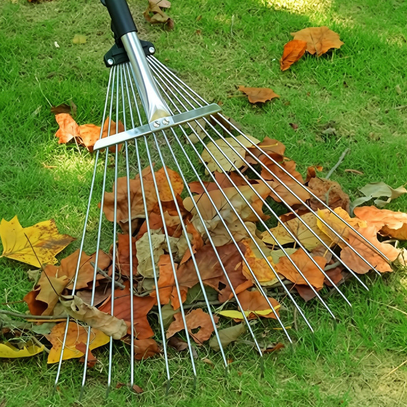 Adjustable Leaf Rake Yard & Roof Cleaning Tool