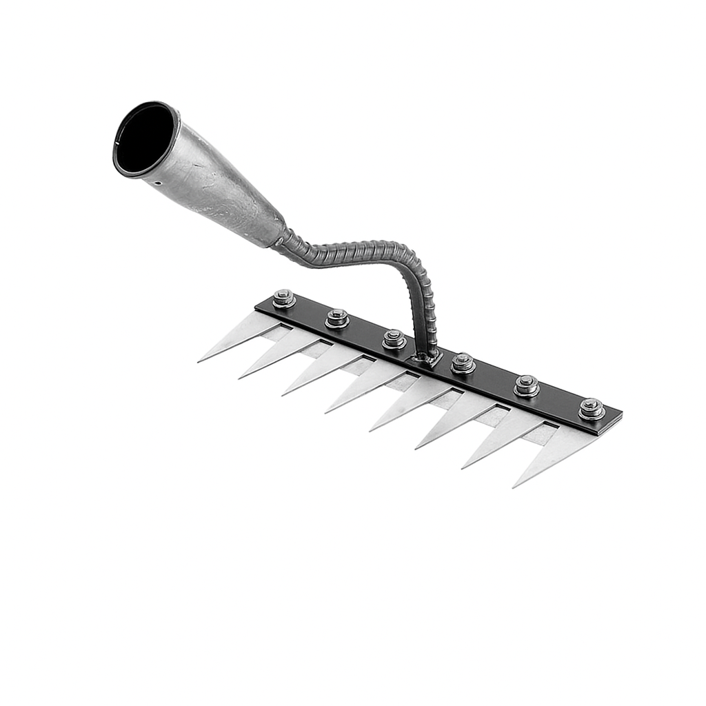 5/6/7/8-Tooth Carbon Steel Garden Weeding Rake