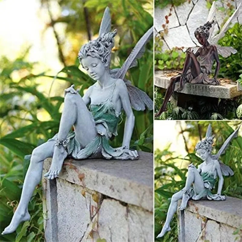 Flower Fairy Statue Decor