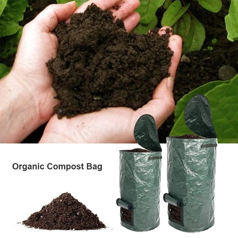 Zipper compost bag