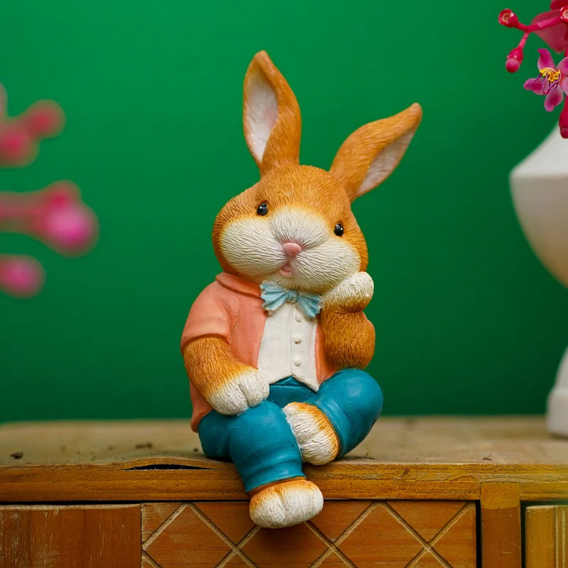 Cute thinking rabbit