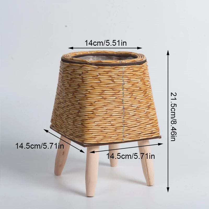 Rattan Flower Stand