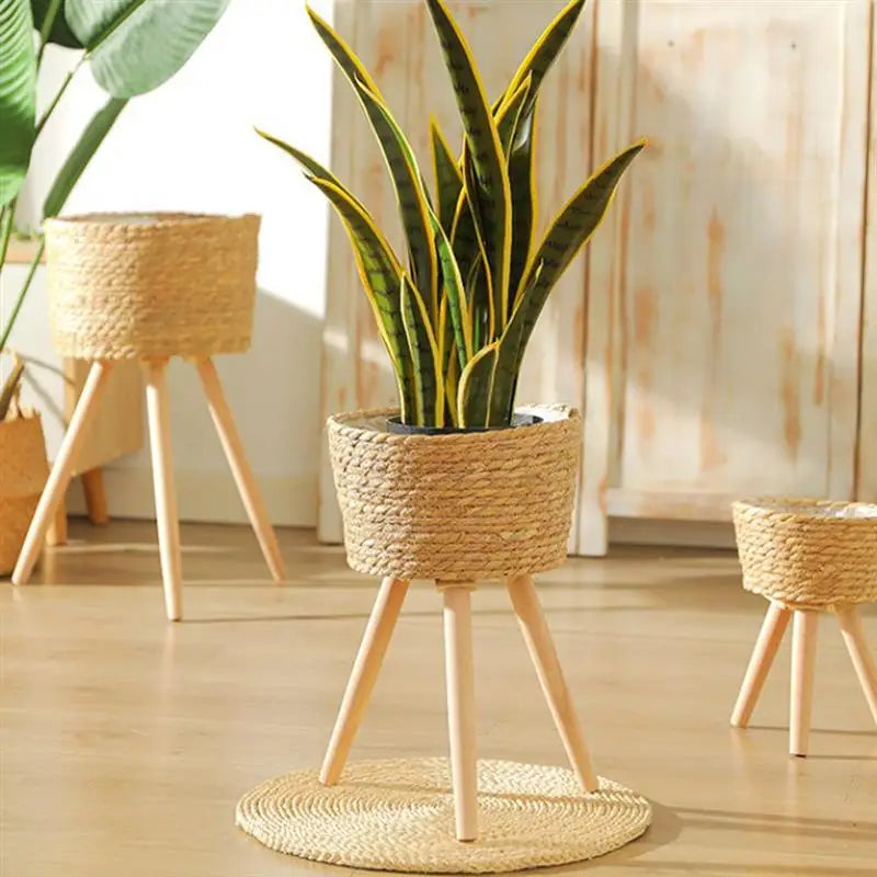 Woven Standing Legs Pot