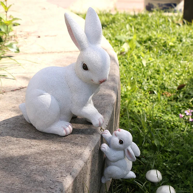 Easter Bunny Duo Figurine