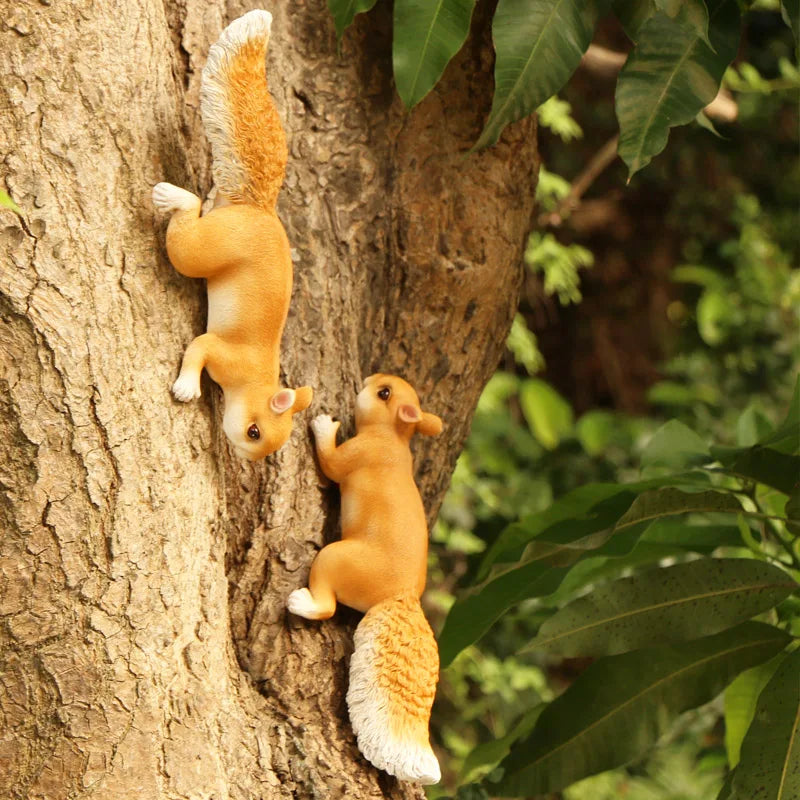 Squirrel Hanging Tree Decor