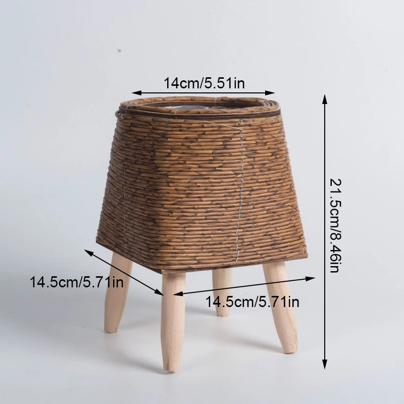Rattan Woven Flowerpot