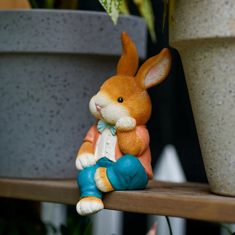 Cute thinking rabbit