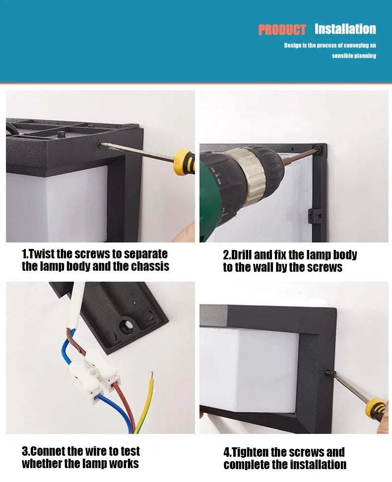 Smart Motion Sensor Outdoor Lights