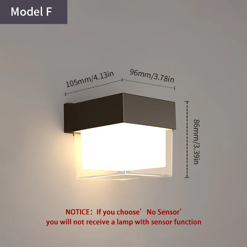 Smart Motion Sensor Outdoor Lights
