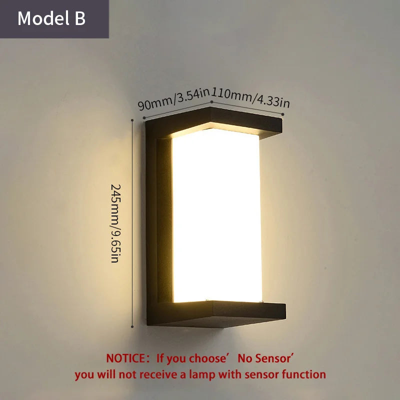 Smart Motion Sensor Outdoor Lights