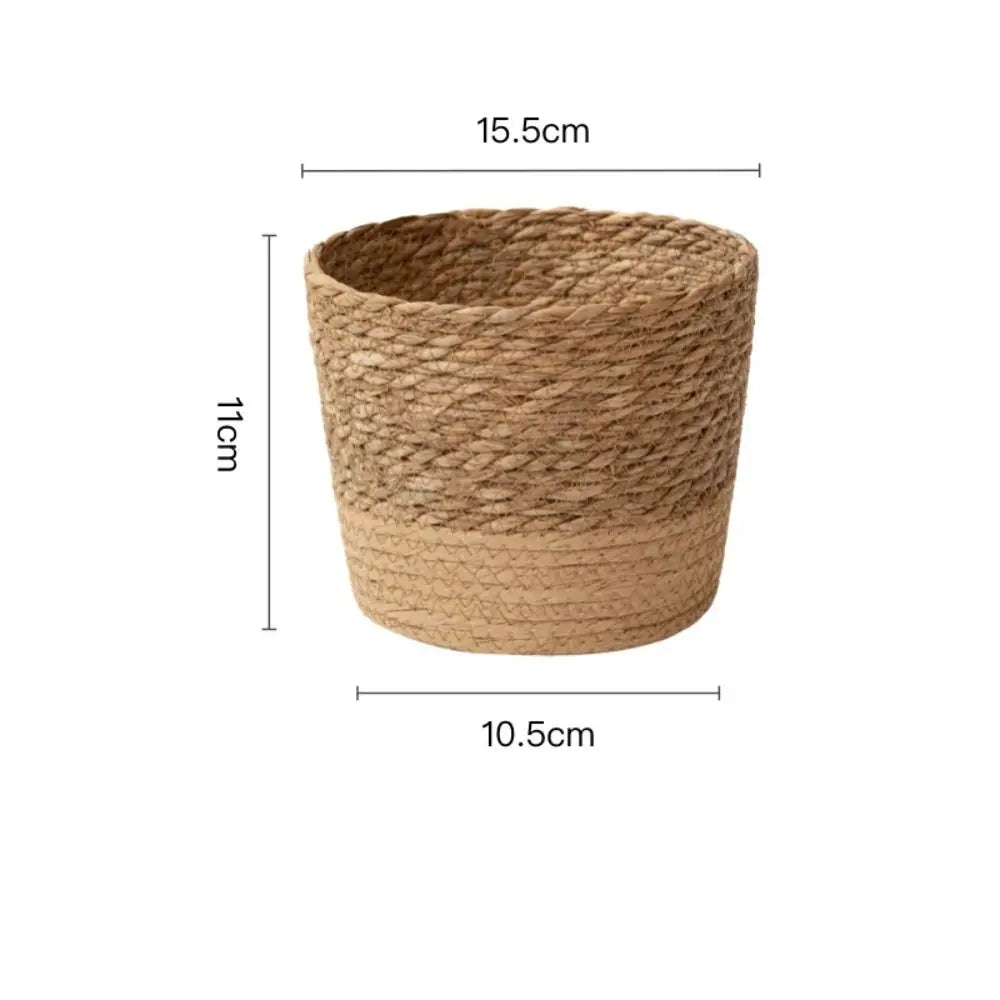 Seagrass woven pot