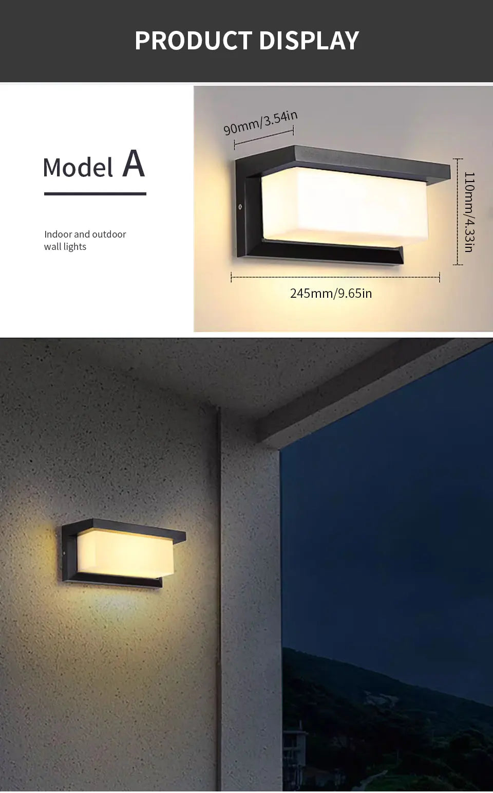 Smart Motion Sensor Outdoor Lights