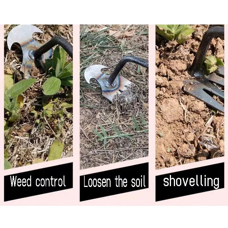 Steel Grass & Soil Weeding Tool