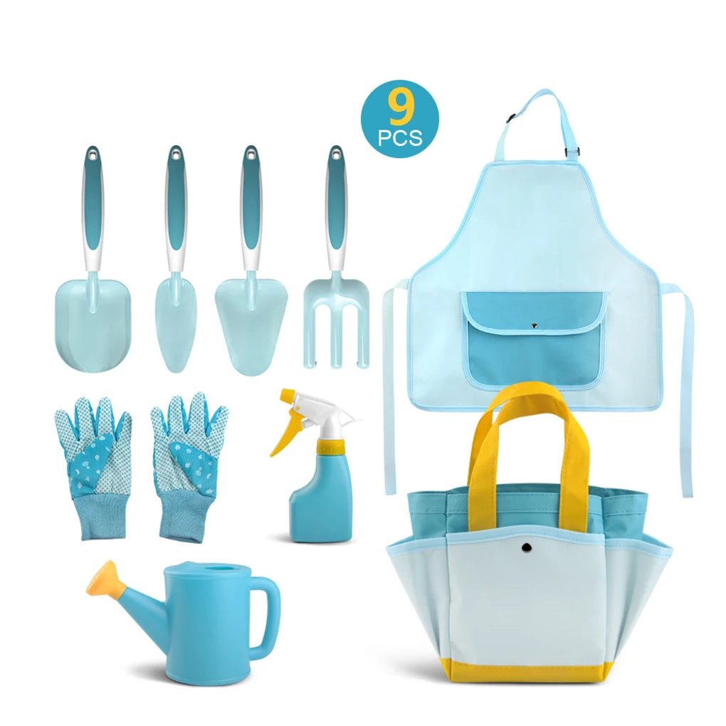 Blue Kids Gardening Kit