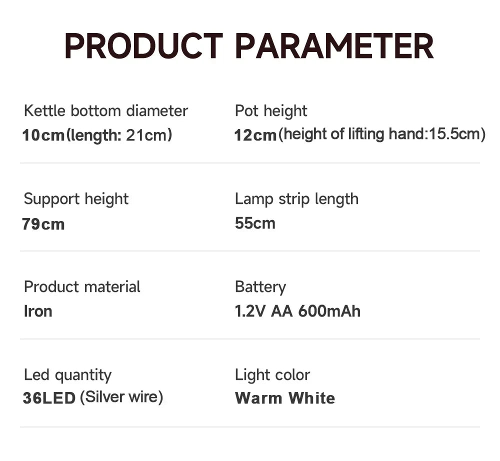 Solar Watering Can Outdoor Lantern