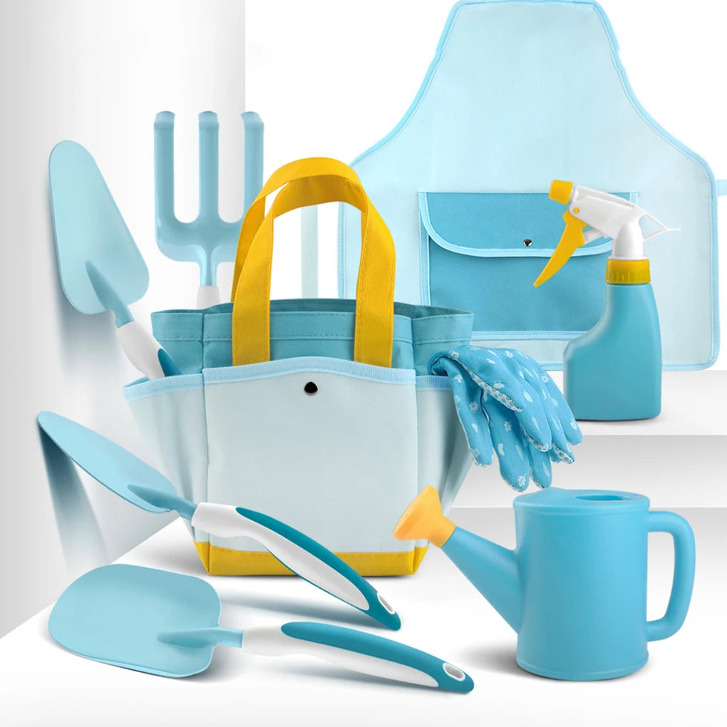 Blue Kids Gardening Kit