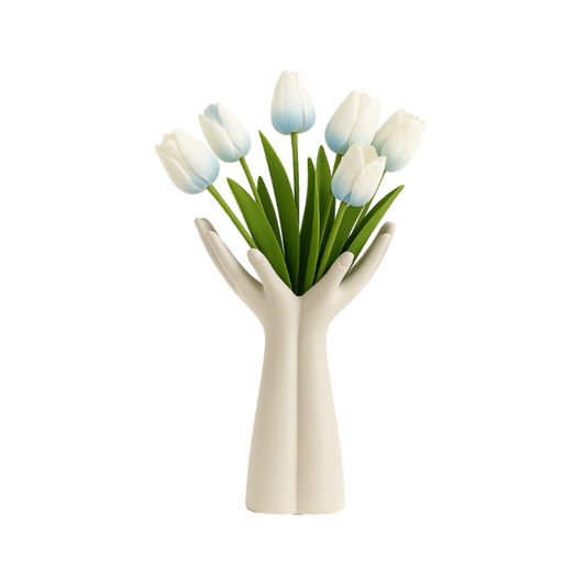 Tabletop hands vase