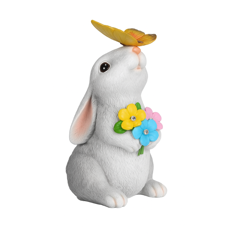 Solar Bunny Statue