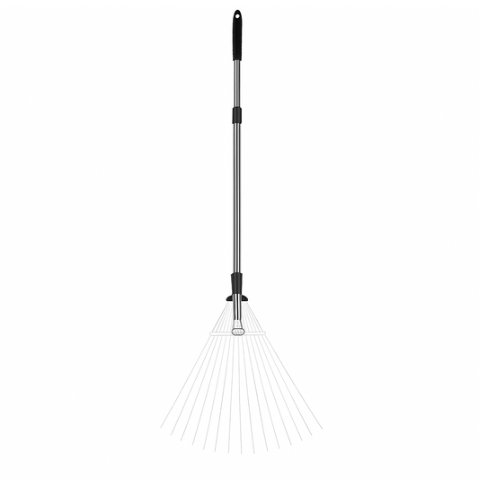 Adjustable Leaf Rake Yard & Roof Cleaning Tool